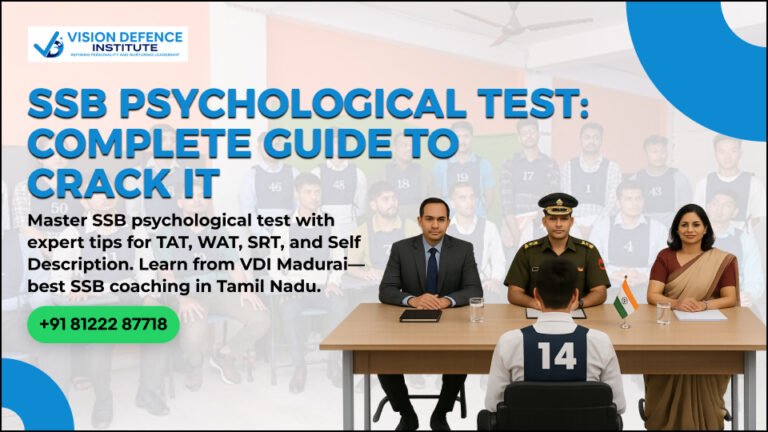 Psychological Testing Course SSB Psychological Test: Complete Guide to Crack It - Vision Defence ...